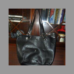 NICOLE MILLER NEW YORK BLACK  TOTE